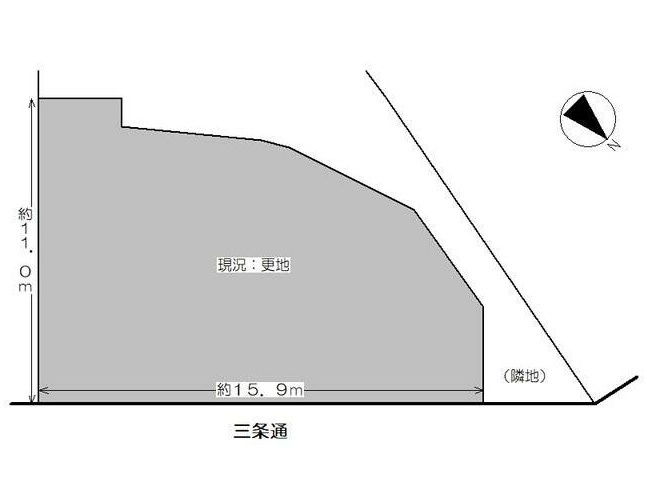 【土地図】 | 山科区御陵下御廟野町　売地
