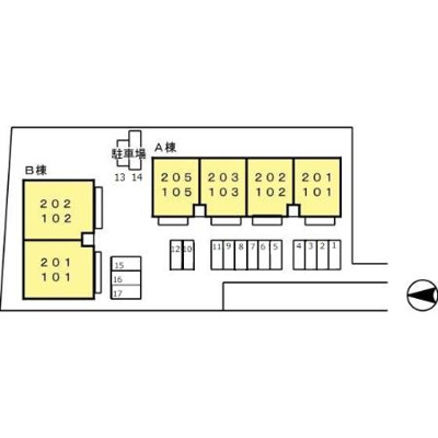 【区画図】 | パークヒル A棟