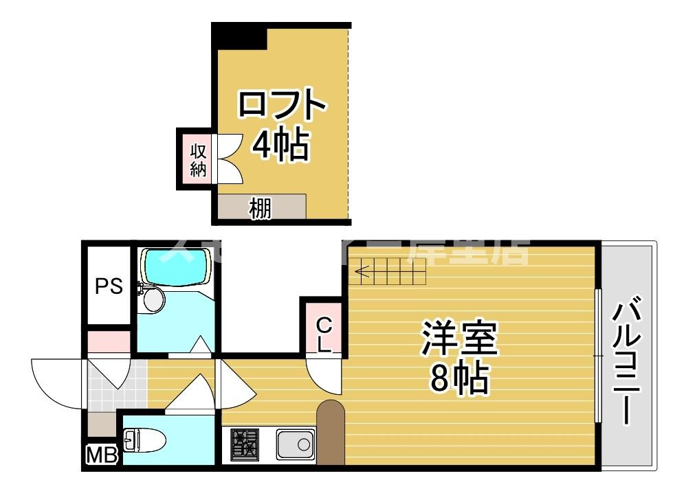 コスモレジデンス北加賀屋IIの間取り
