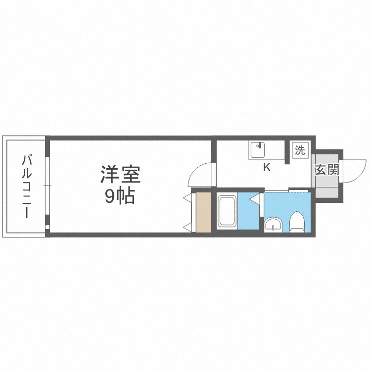 リアライズ住之江公園の間取り