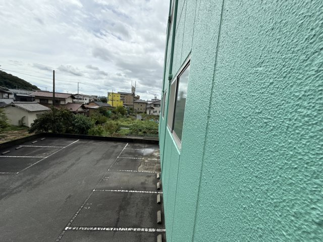 サクライビルのバルコニー