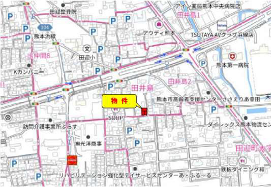 よかタウン／南区田井島2丁目1期／2号棟の地図