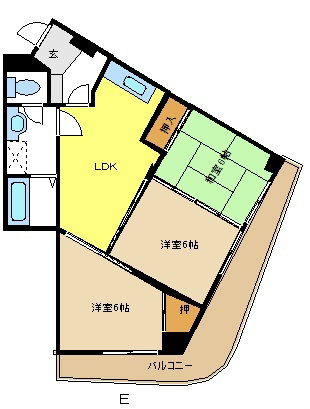 サンヒルズ松和花壇の間取り