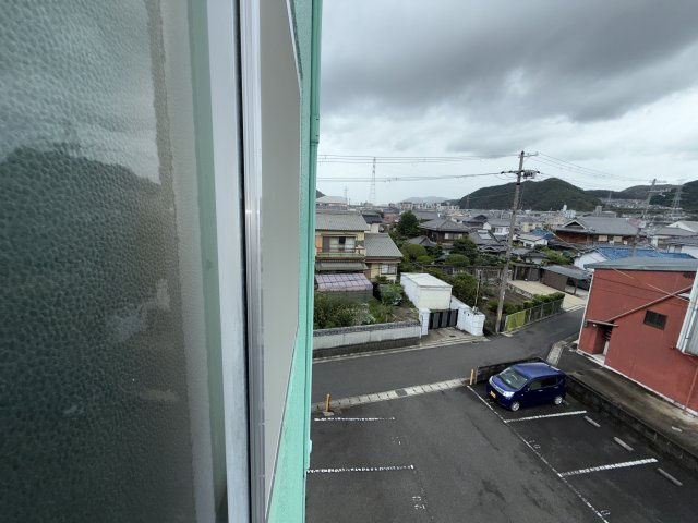 サクライビルのバルコニー