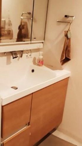 ヴェラハイツ亀戸の独立洗面台