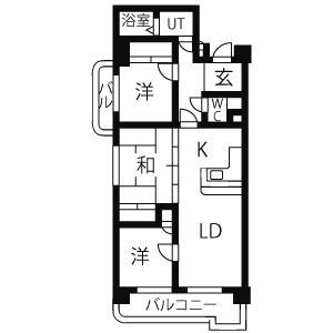 【間取り】 | アルカディアⅡ牧の里