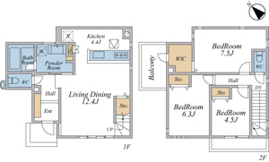 【間取り】 | ご自宅から現地まで、当社スタッフがお車にて、「お迎え・お送り」をしております。ぜひお気軽にお問い合わせくださいませ♪
