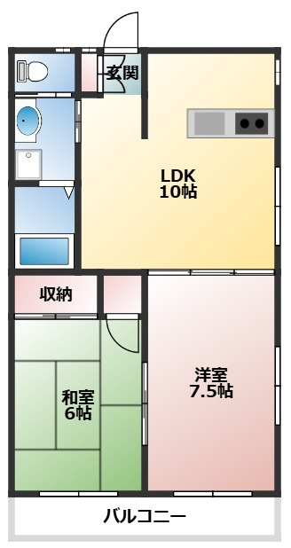 3-SEPIAⅡの間取り