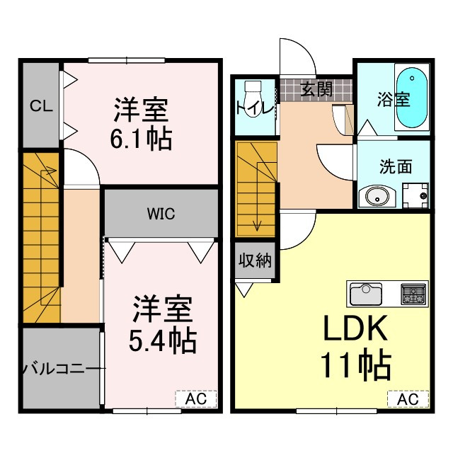 スピネルデュオの間取り