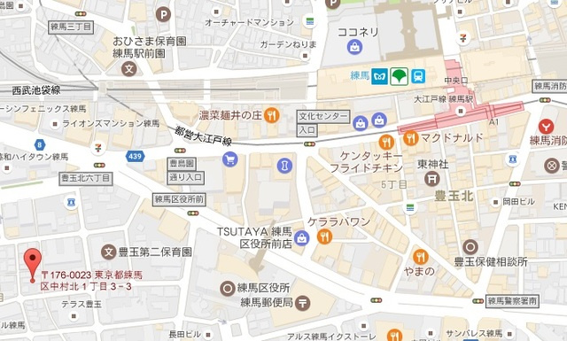 グラナータ中村北の地図|★案内図★