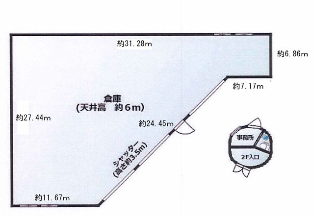 西高山町１丁目　１階倉庫