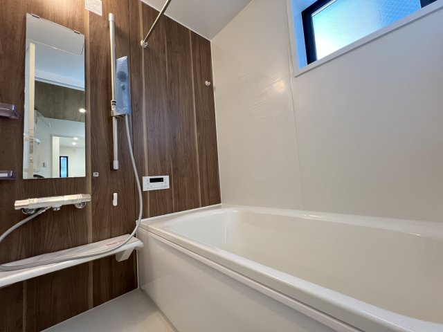 これからの時代の外観ってこんな感じ【座間市西栗原1丁目】新築戸建の浴室|日々の暮らしに欠かせないお風呂です