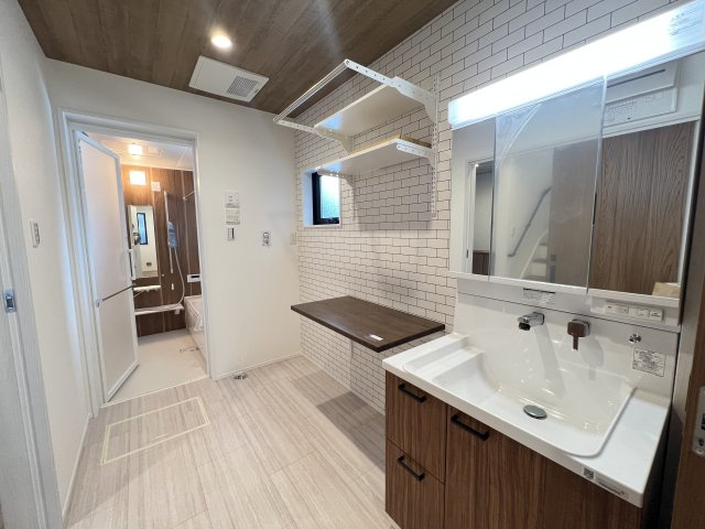 これからの時代の外観ってこんな感じ【座間市西栗原1丁目】新築戸建の脱衣所