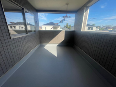 【バルコニー】 | 花巻市桜町　第9 | 陽当たり良好なバルコニーです