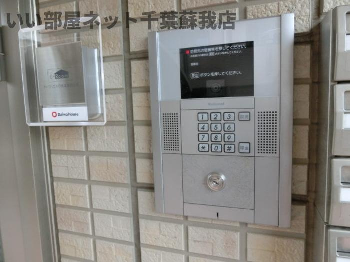 おゆみ野ドリームマウンテン　Ａのエントランス|オートロック付き