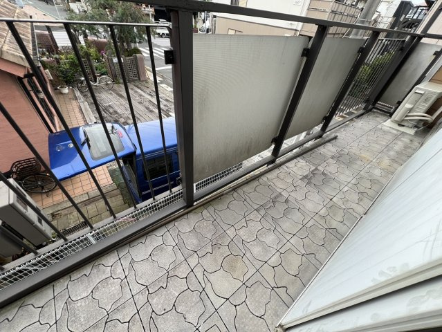 ハイム塚本のバルコニー