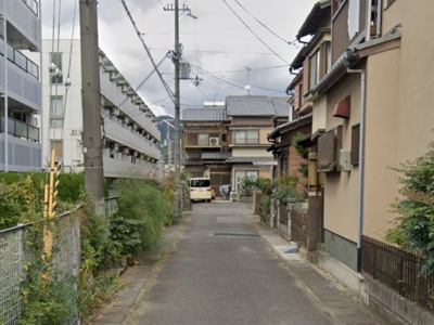 【前面道路含む現地写真】 | 山科区小山中ノ川町　中古戸建（賃貸オーナーチェンジ）