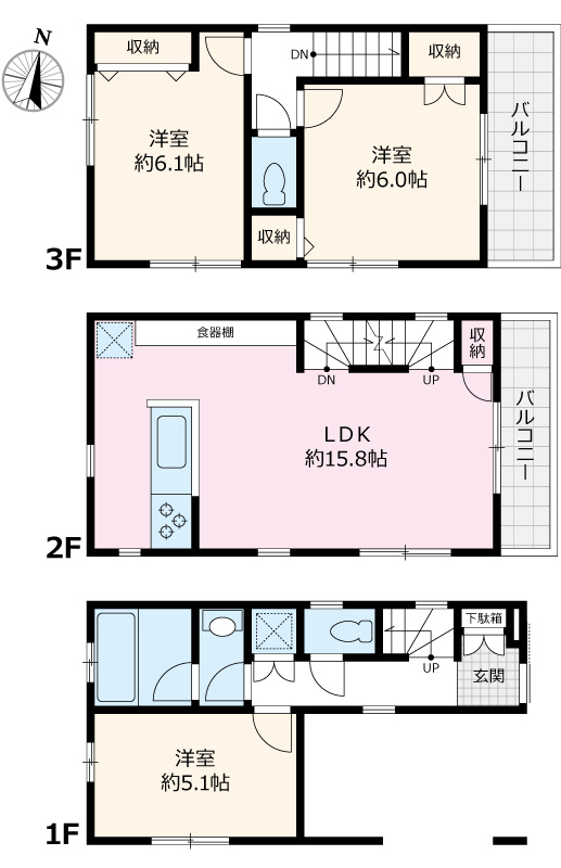西片2丁目戸建の間取り