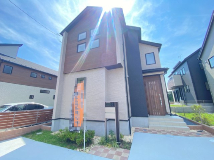 祝　成約済み　八王子市　石川町　新築戸建ての外観|～仲介手数料無料☆八王子ひなた不動産～　八王子市石川町　新築戸建て