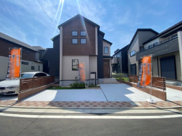 祝　成約済み　八王子市　石川町　新築戸建ての外観|～仲介手数料無料☆八王子ひなた不動産～　八王子市石川町　新築戸建て