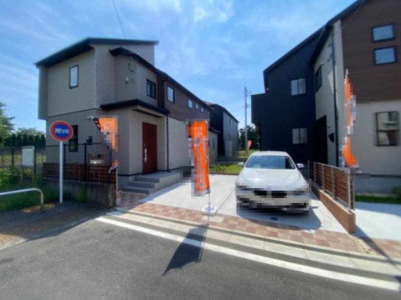 祝　成約済み　八王子市　石川町　新築戸建ての外観|～仲介手数料無料☆八王子ひなた不動産～　八王子市石川町　新築戸建て