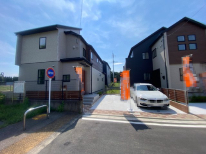 祝　成約済み　八王子市　石川町　新築戸建ての外観|～仲介手数料無料☆八王子ひなた不動産～　八王子市石川町　新築戸建て