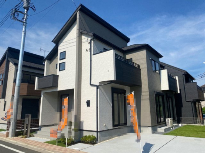 祝　成約済み　八王子市　石川町　新築戸建ての外観|～仲介手数料無料☆八王子ひなた不動産～　八王子市石川町　新築戸建て