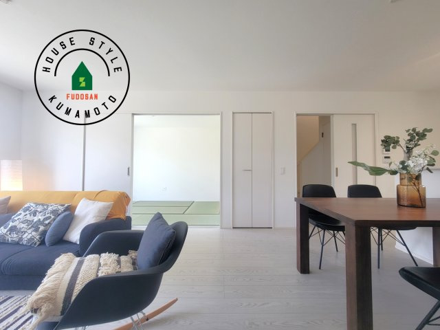 菊池郡大津町大字室第11-5棟（4号棟）　の居間・リビング|多くの時間を過すことになるリビングだからこそ、いつも穏やかな空間・解放感が味わえ毎日が充実します。