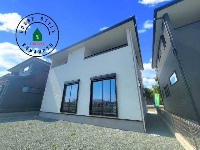 菊池郡大津町大字室第11-5棟（4号棟）　の外観|デザイン性のある外観です。