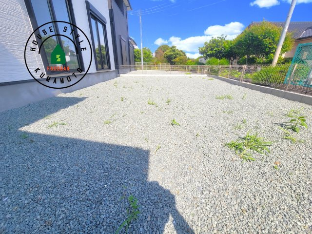 菊池郡大津町大字室第11-5棟（4号棟）　の庭|お庭で自由な時間を過ごせます。