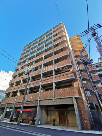 フローライト南森町の外観|外観は落ち着いています