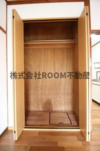 コーポ早水の収納|こまごまとしたものを収納できそうですね