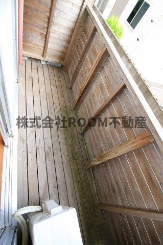 コーポ早水のバルコニー|落ち着いた時間を過ごせるバルコニーです