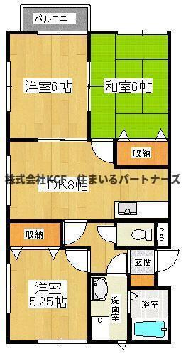 トロイメライIの間取り