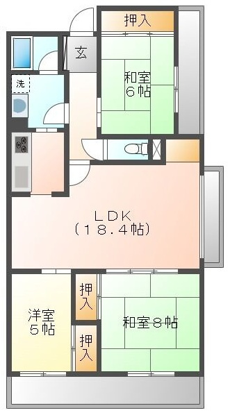 コレクション星が丘の間取り