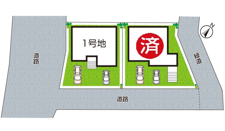 神戸市垂水区神陵台　第29期　未入居の区画図|全2区画