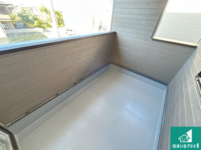 明石市北王子町　第2期　新築一戸建てのバルコニー|日当たりのよいバルコニー！お部屋が開放的に！