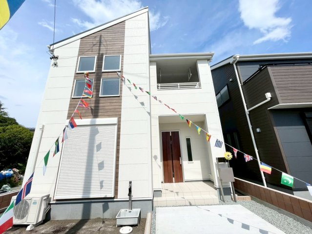 耐震等級３！ご成約プレゼント対象物件！の外観|完成済み物件！いつでも見学可能です♪お問合せは＜Tel 026-477-7419＞まで♪ 　１号棟