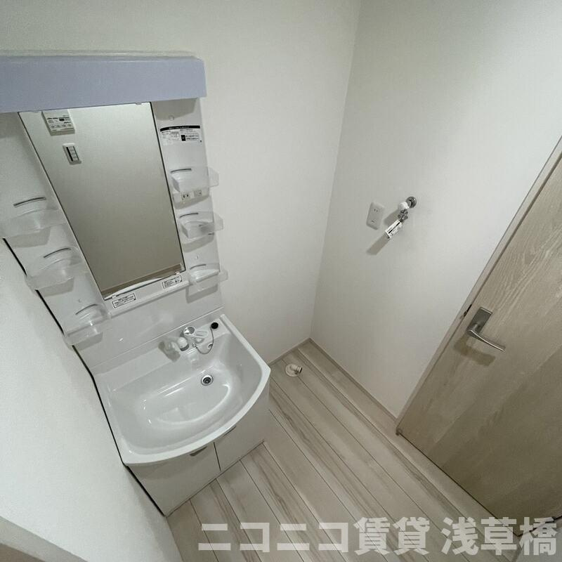 MELDIA北綾瀬Ⅳの独立洗面台