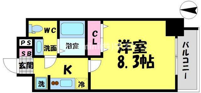 アドバンス大阪城エストレージャの間取り