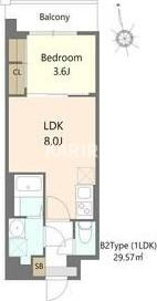 Alivis緑橋の間取り