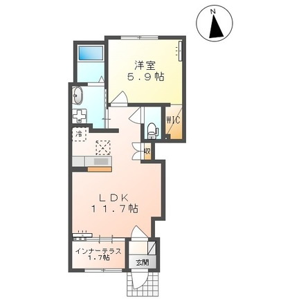 プライム柏木の間取り|間取図