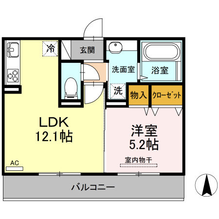 サザンシャトー古城の間取り