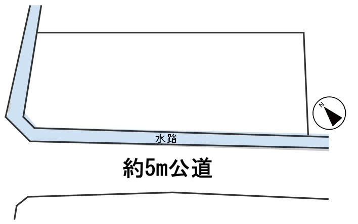 ６５２７４　揖斐郡揖斐川町上ミ野土地の区画図