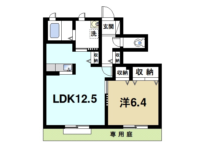 サンプレジールの間取り|広いリビングと快適な居室があります