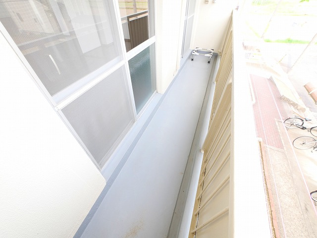 コーポレート筒井のバルコニー