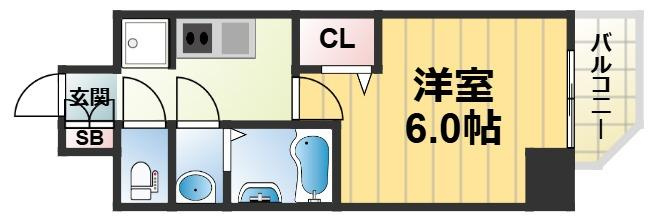 プレサンス新深江ディレットの間取り