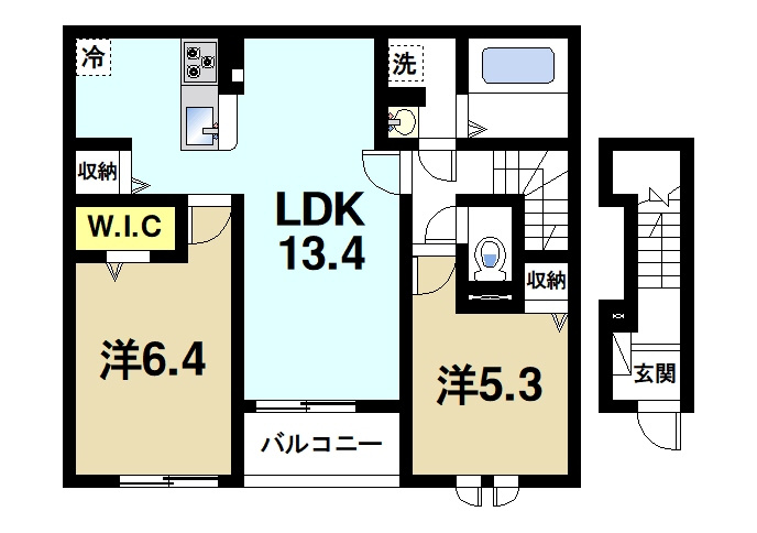 カーサ・リンドペローⅠの間取り