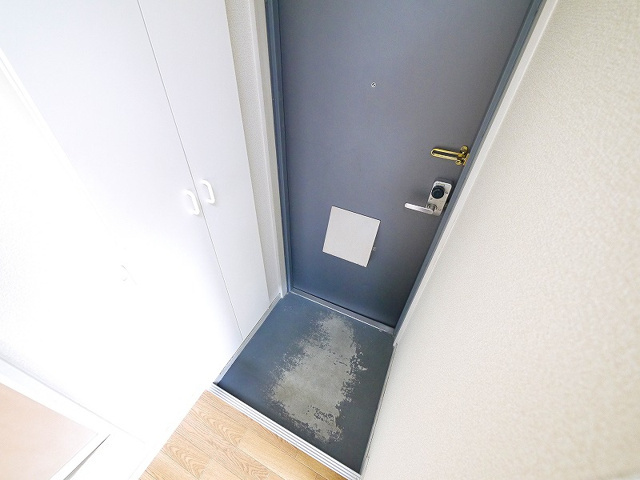 レオパレスカサの玄関|落ち着いた玄関です