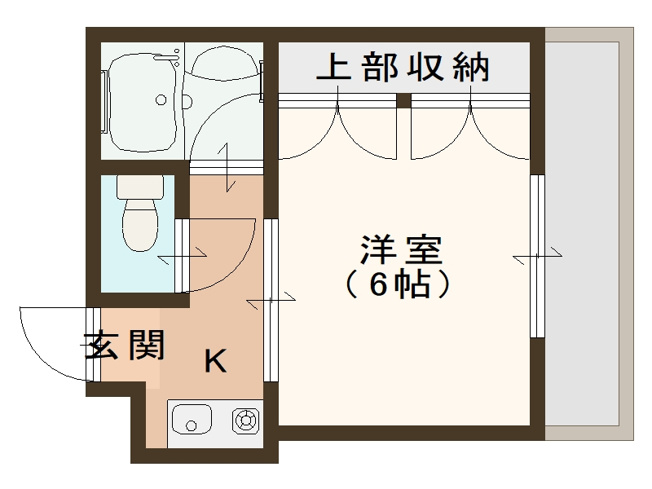 【間取り】 | ニューパレス北加賀屋